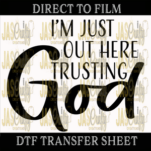 IM JUST OUT HERE TRUSTING GOD READY TO PRESS TRANSFER