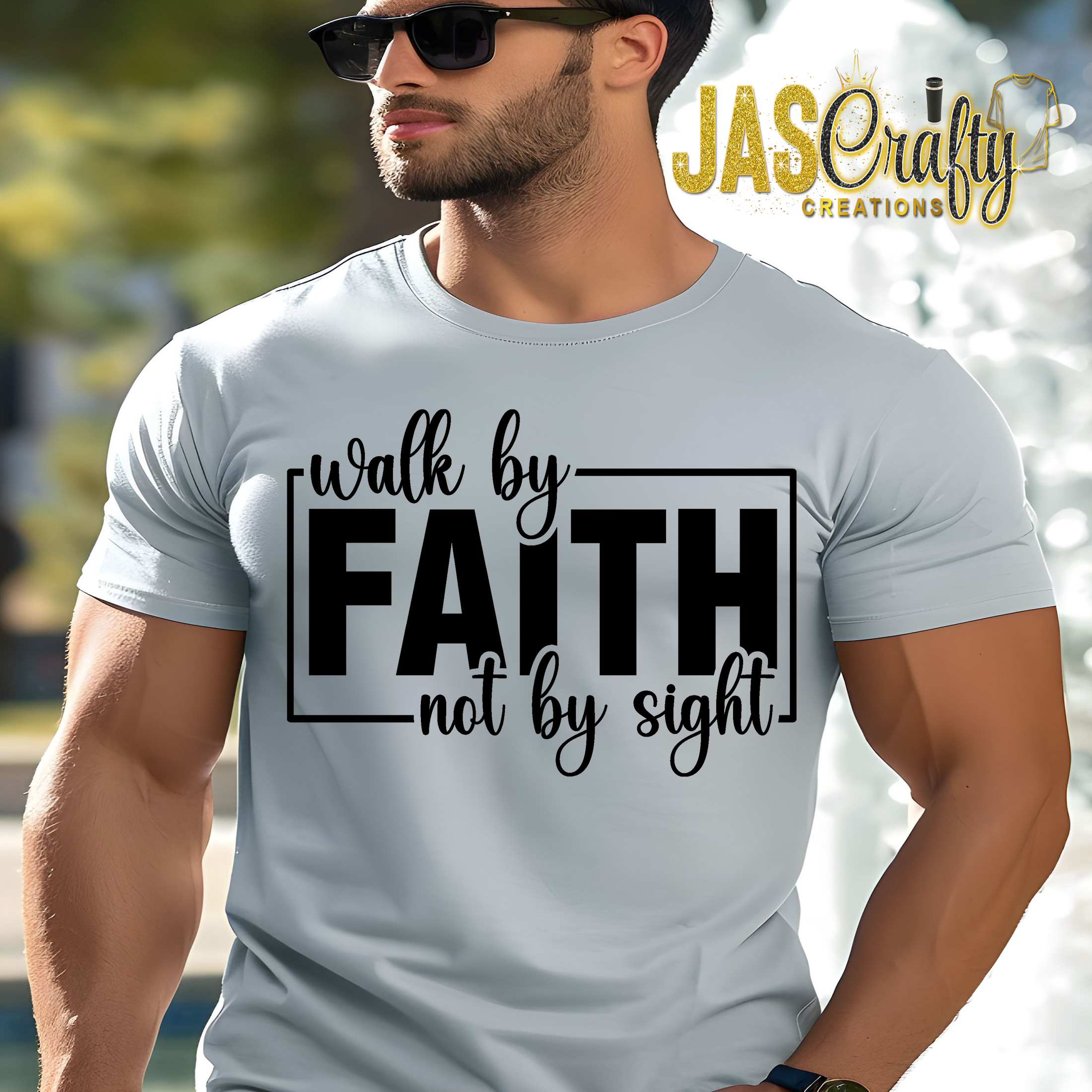 WALK BY FAITH NOT BY SIGHT TSHIRT