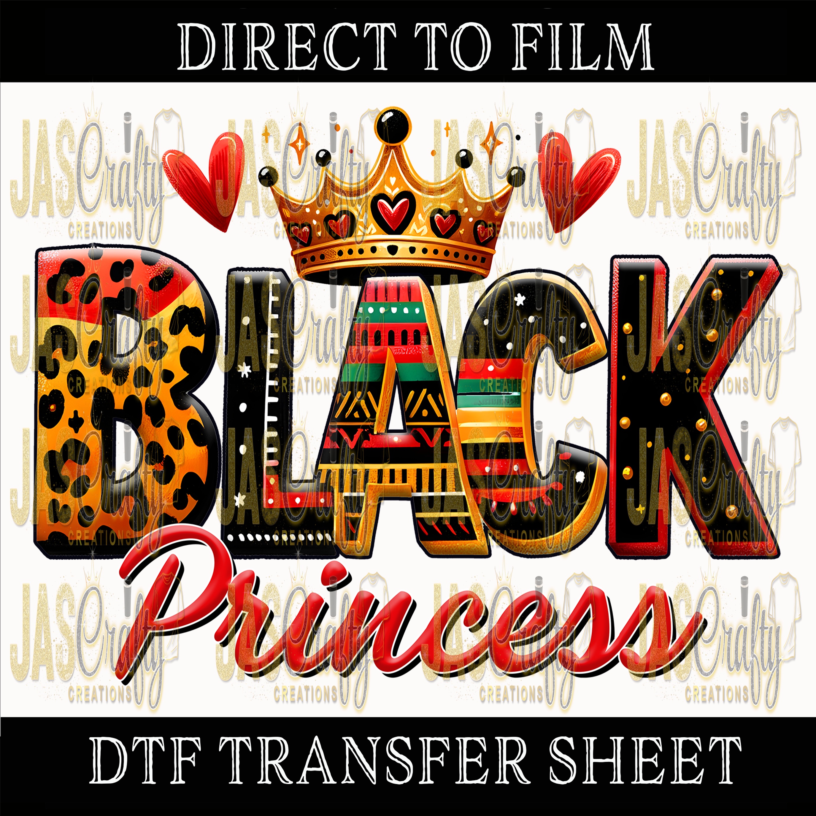 BLACK AFRICAN PRINCESS READY TO PRESS TRANSFER