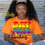 Load image into Gallery viewer, GAY PRIDE LOADING TSHIRT

