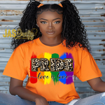 Load image into Gallery viewer, PRIDE LOVE IS LOVE TSHIRT
