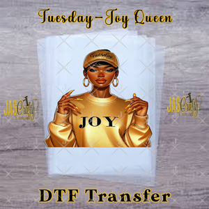 TUESDAY JOY QUEEN READY TO PRESS TRANSFER